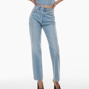 Aritzia Denim Forum The Joni high rise loose jean size 24 29L